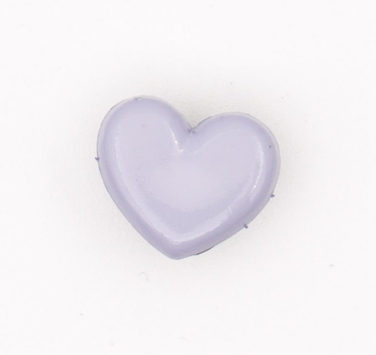 Glanzende Paarse Hartvormige Knoop 13x12mm Knopen KNP00017