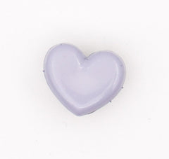 Glanzende Paarse Hartvormige Knoop 13x12mm Knopen KNP00017