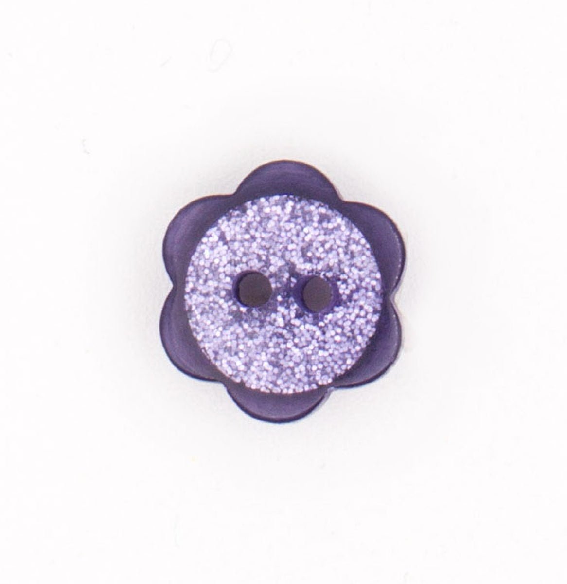 Glitterende Paarse Bloem Knoop 11x11mm Knopen KNP00078