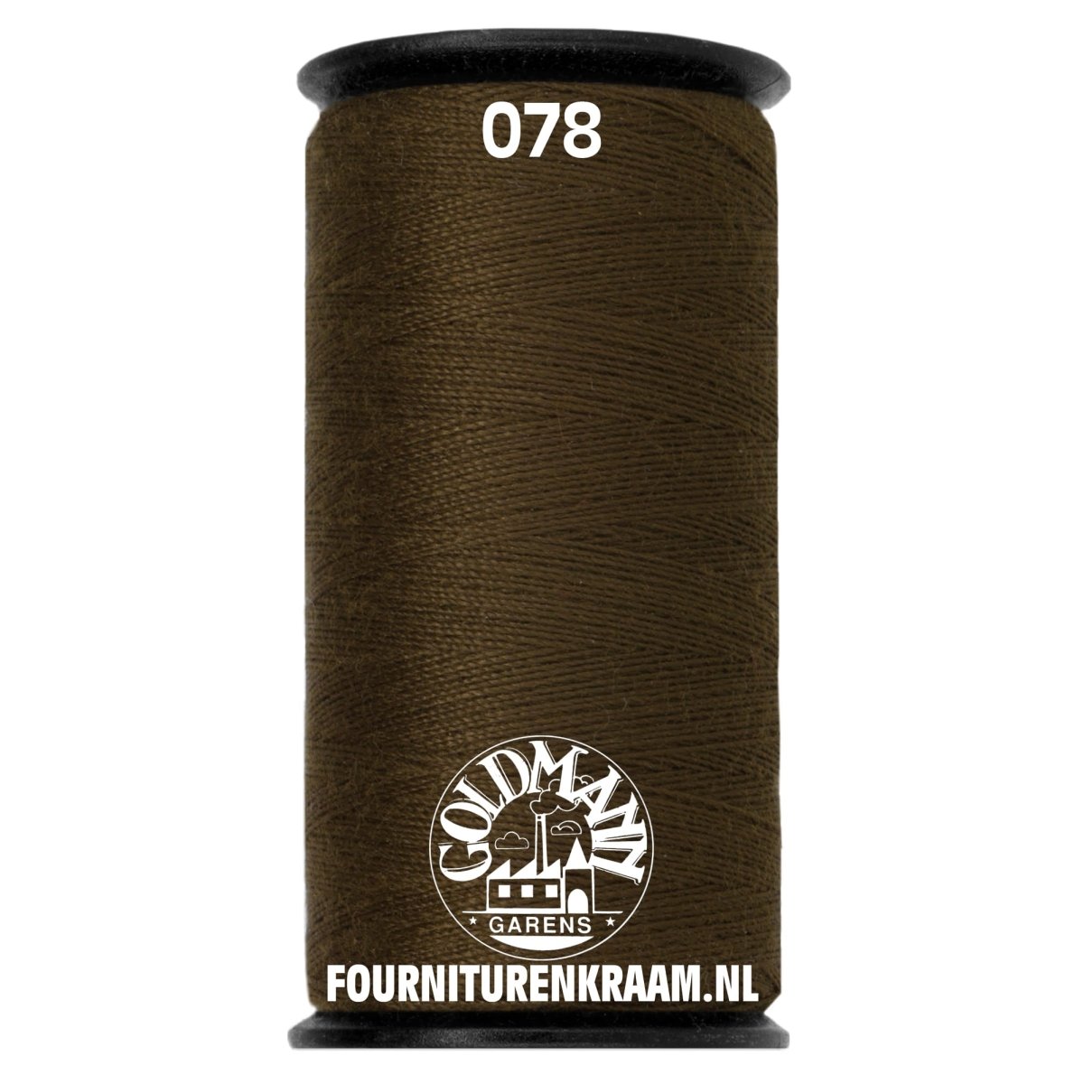 Goldmann garen 200m - 078 donker olijf Garen GOLDMANN - GAREN - 200M - 078