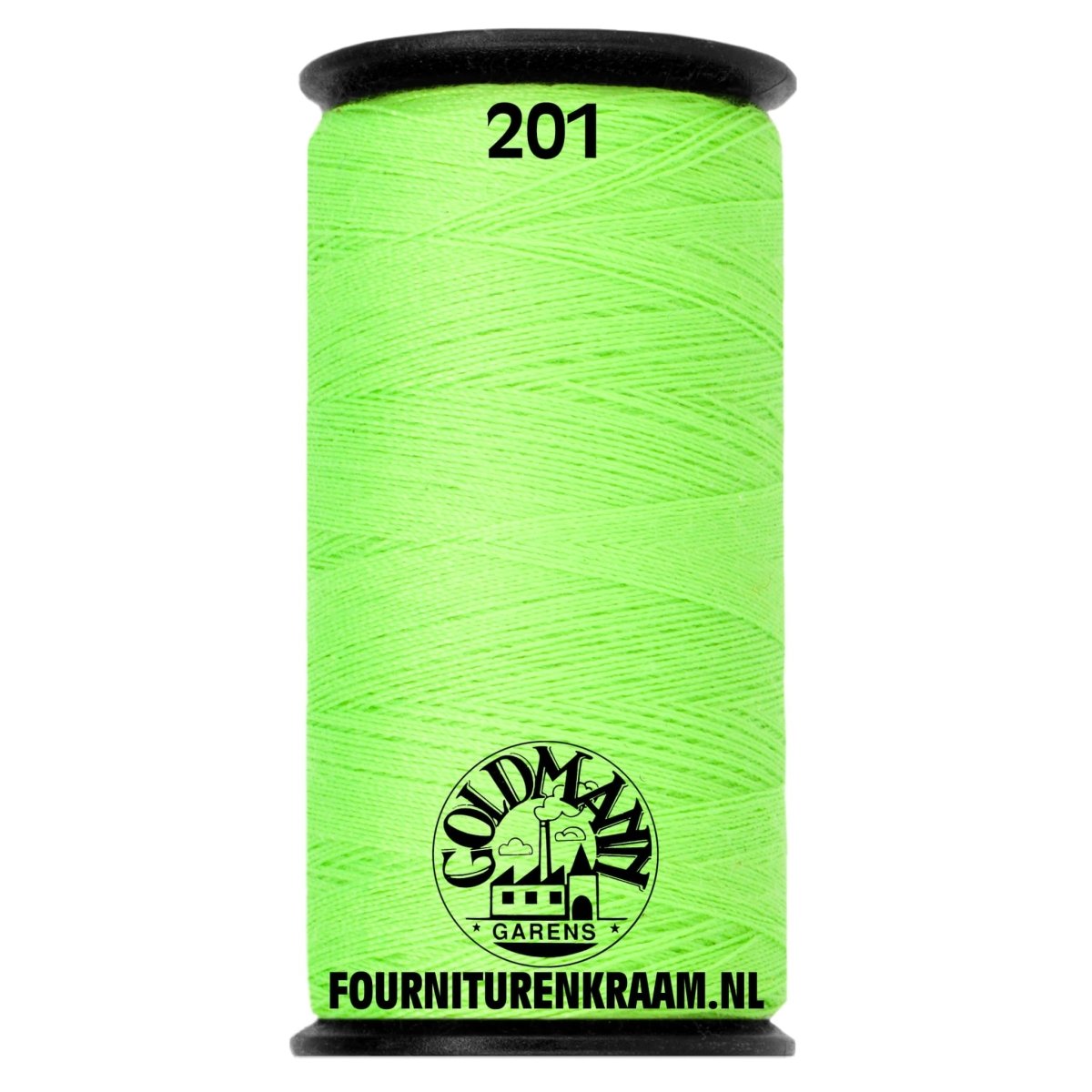 Goldmann garen 200m - 201 fluor neon - groen Garen GOLDMANN - GAREN - 200M - 201