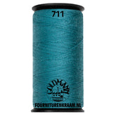 Turquoise green blue thread spool, Goldmann Garen brand, 200m, color 711. GOLDMANN-GAREN-200M-711 2407711