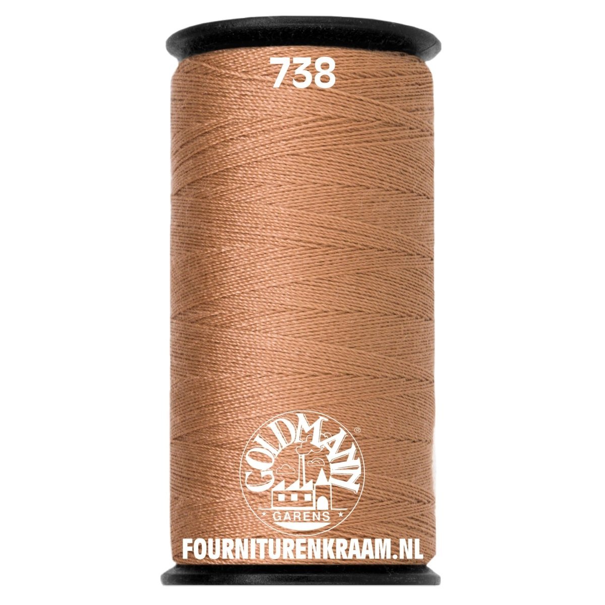 Goldmann garen 200m - 738 beige bruin Garen GOLDMANN - GAREN - 200M - 738 2407738