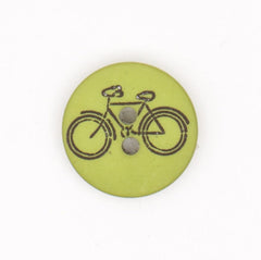 Groene Fiets Knoop 15x15mm Knopen KNP00088