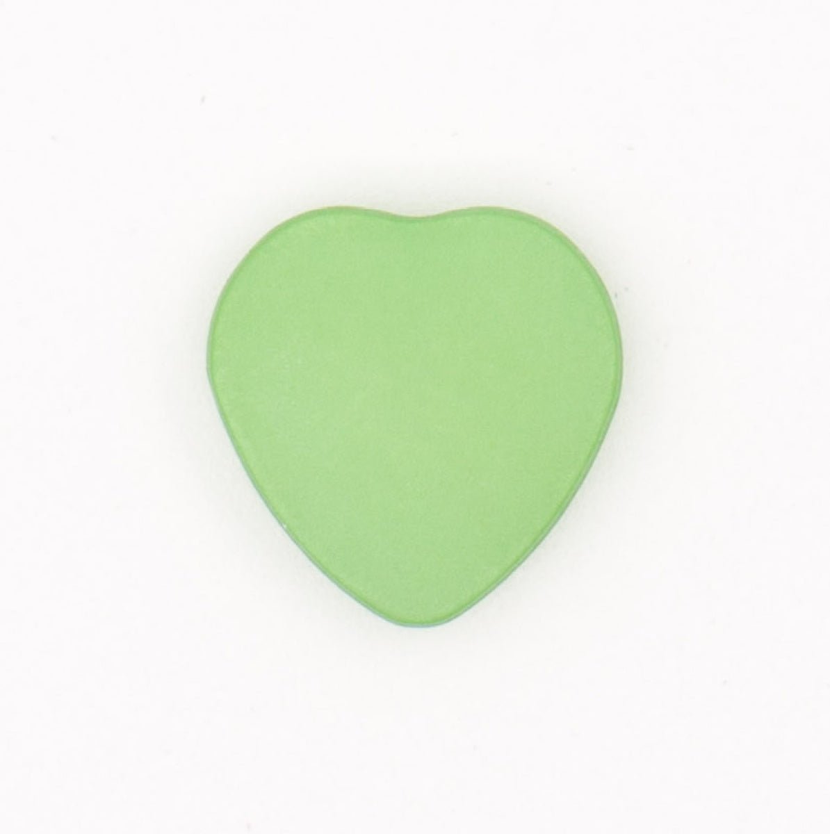 Groene Hartvormige Knoop 14x14mm Knopen KNP00016