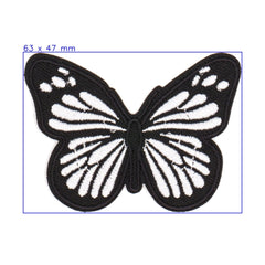 Grote Zwarte Vlinder Strijk Applicatie Applicatie HKM45103