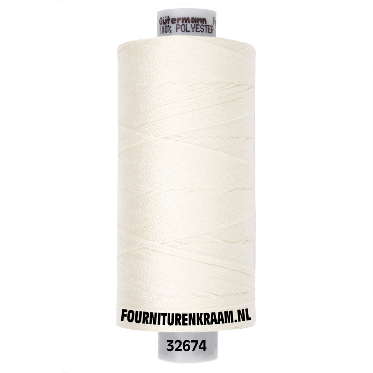 Gutermann 300m Extra Sterk naaigaren - Ecru naaigaren GUTERMANN - PERMA - CORE - EXTRA - STERK - 32674 - ECRU 4029394341793