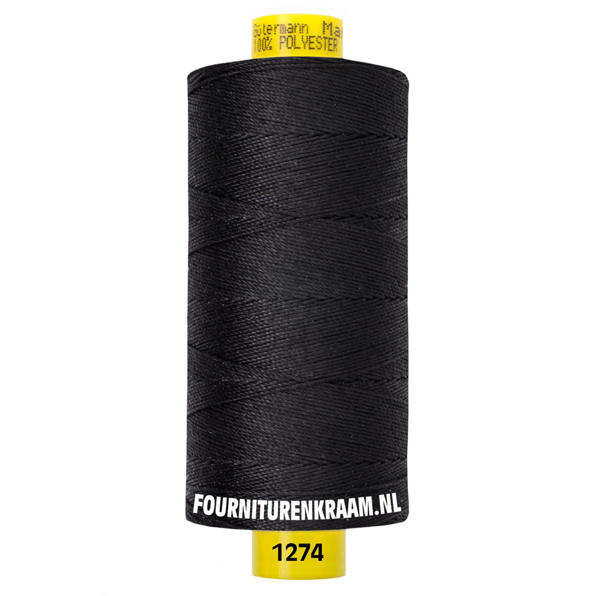 Gutermann 300m Extra Sterk naaigaren - Zwart naaigaren GUTERMANN - MARA - EXTRA - STERK - 1274 - ZWART 4008015436339