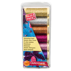 Gütermann Metallic Naaigaren set - 7x50 meter naaigaren set GM - METALLIC - 7 - 50M 4029394096822