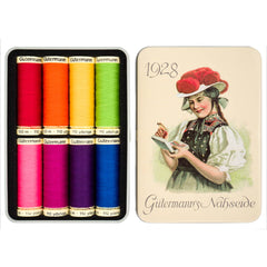 Gütermann Nostalgie naaigaren set | regenboog kleuren - 1928 naaigaren set GM - NOSTALGIA - 1928 - 640952 4029394681837