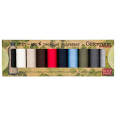 Gütermann rPET naaigaren set - basiskleuren - 10x100 meter naaigaren set GM - rPET - BASIS - 731138 - 1 4029394648199