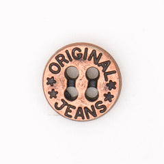 Jeans Knoop 'Original' - 13 mm Koperkleur Knopen KNP00224
