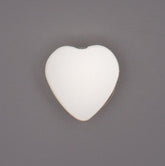 Klassieke Witte Hartvormige Knoop Knopen KNP00020