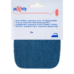 Kniestukken Pronty medium jeans opstrijkbaar 10x11cm paar Kniestukken KNS00002 - Fourniturenkraam.nl
