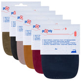 Kniestukken Pronty Souplesse - Suède opstrijkbaar 10x11cm paar Kniestukken KNS00003 87147720918942 - Fourniturenkraam.nl