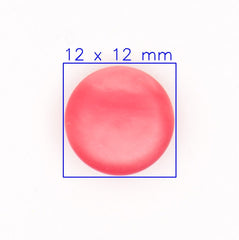 Koraalrode Knoop 12x12mm Knopen KNP00060