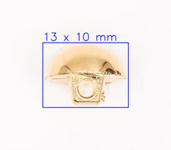 Luxe gouden knoop met Schacht Knopen KNP00164