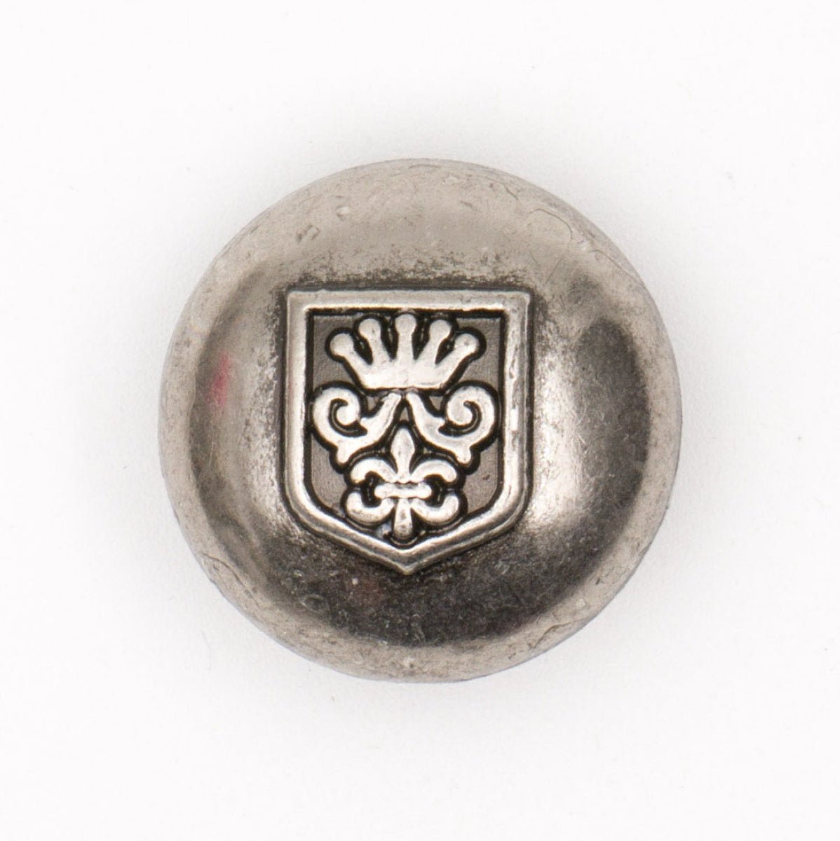 Luxe Metalen Knoop met Wapenschild 22mm Knopen KNP00160