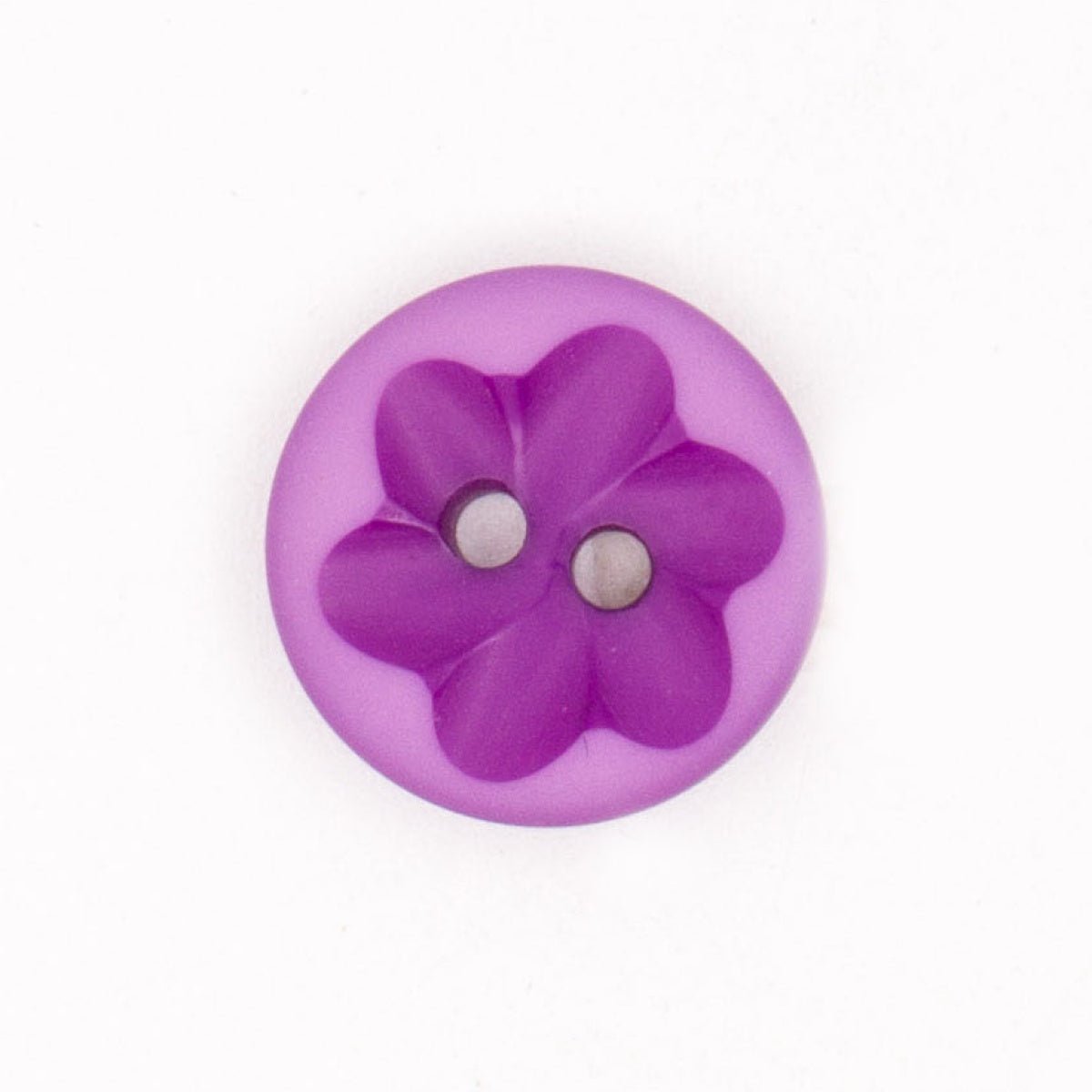 Magenta Bloemvormige Knoop, Diameter 14mm Knopen KNP00123