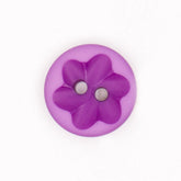 Magenta Bloemvormige Knoop, Diameter 14mm Knopen KNP00123