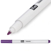 Rotulador textil Prym Trickmarker blanco con punta y capuchón morados, auto-borrable. PRYM-611809 4002276118096, 14002276118093
