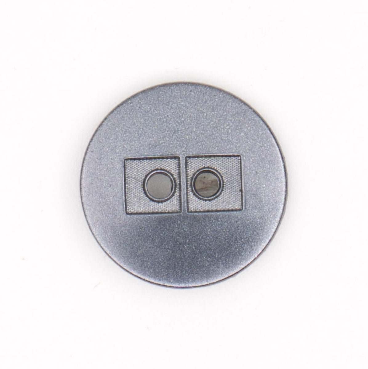 Matgrijze Plastic Knoop voor Veelzijdig Gebruik 17x17 mm Knopen KNP00159