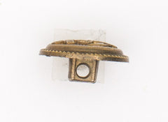 Metalen Anker Knoop - 15x16 mm Brons met Schacht Knopen KNP00192