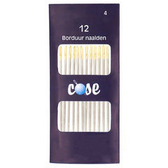 Naalden met punt 40 mm | Cose | 16 stuks | nr 6 Hand Naalden COSE - 102119.004