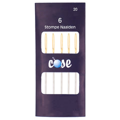 Naalden zonder punt | Cose | 6 stuks | nr 20 Hand Naalden COSE - 102125.020 1021250200000