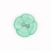 Natuurlijk Groene Bloemvormige Knoop - 11x12 mm Knopen KNP00074