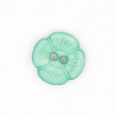 Natuurlijk Groene Bloemvormige Knoop - 11x12 mm Knopen KNP00074
