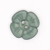 Natuurlijke Groene Plastic Bloem Knoop Ø 20 mm Knopen KNP00122