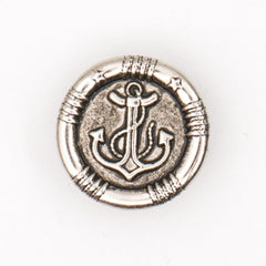 Nautische Metalen Anker Knoop 19mm Knopen KNP00150