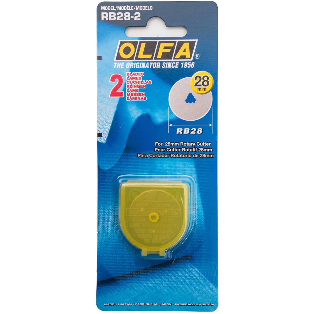 Olfa RB28 - 2 reserve rolmes | 28 mm | 2 stuks Rolmes OLFA - RB28 - 2 091511500417