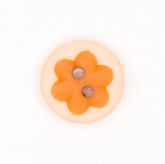 Oranje Bloemvormige Knoop 15mm Knopen KNP00124