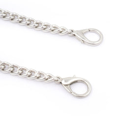 Portemonnee broek ketting | 2 karabijnhaken | 40 cm Broek ketting KETTING - ZILV - 40