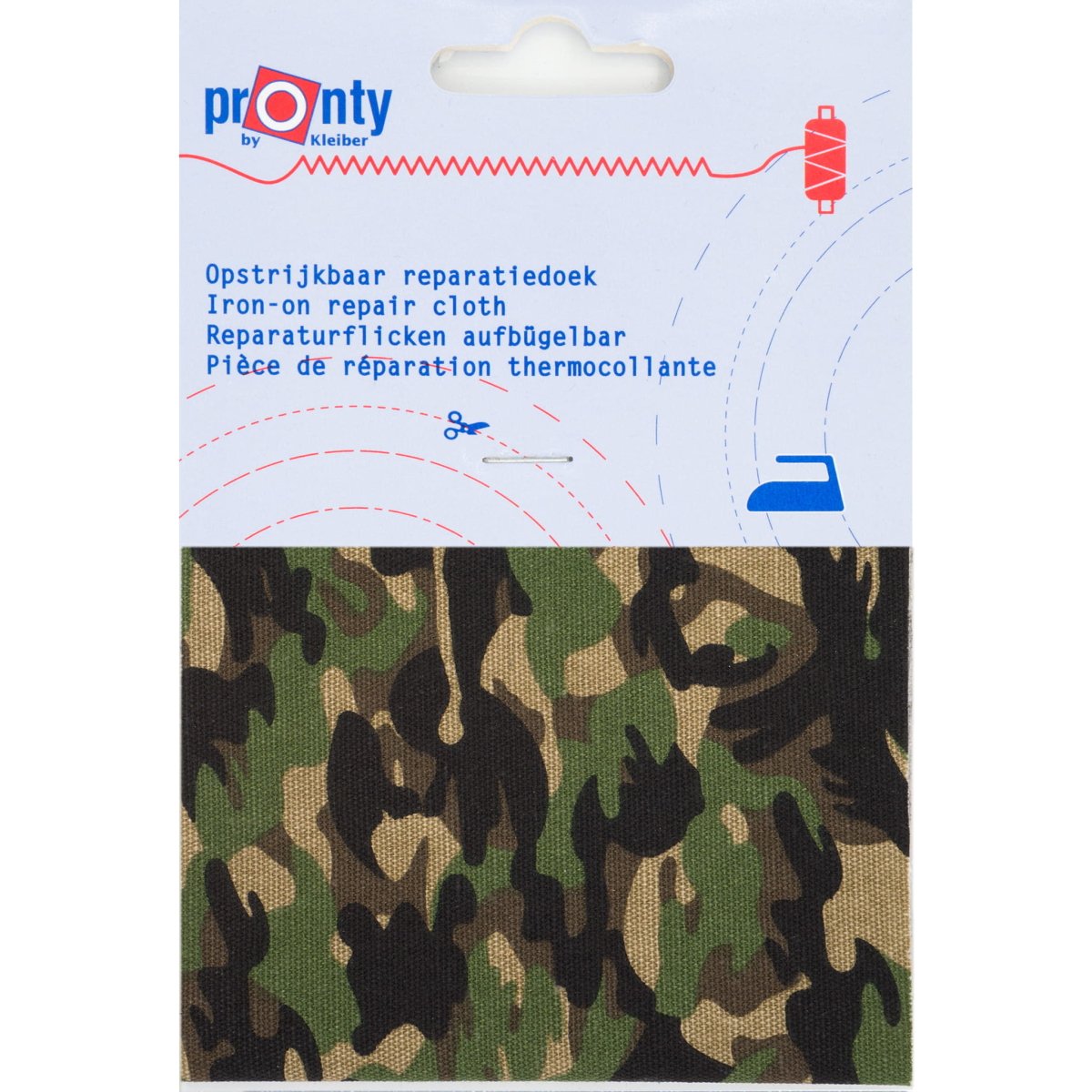 Reparatiedoek opstrijkbaar camouflage 2 Repraratiedoek RPD - LEGER - 2 8714772166926
