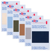 Reparatiedoek opstrijkbaar Pronty 11x25cm Repraratiedoek RPD - PRONTY - ZWART 8714772018713 zwart