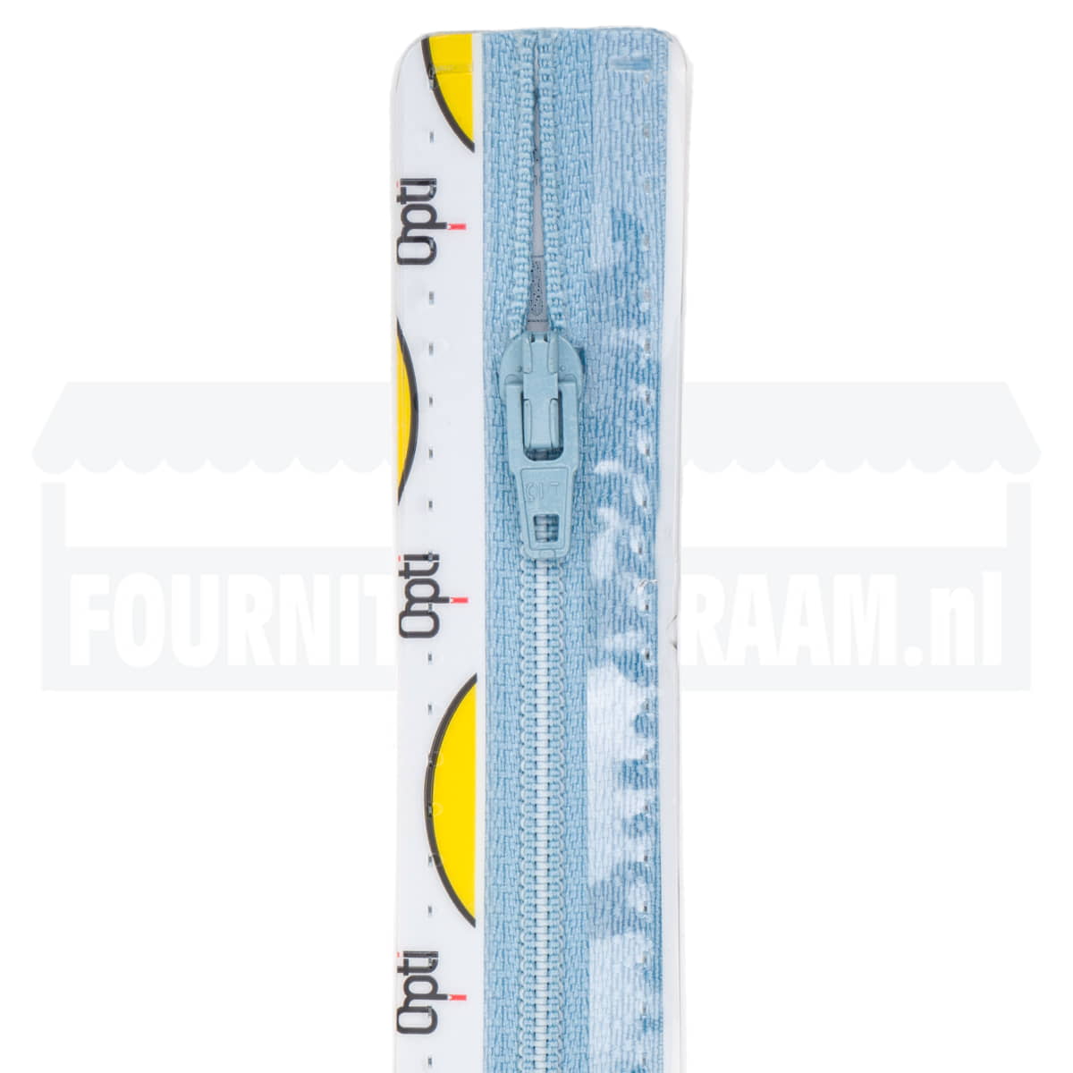 Rits 12 cm | Opti S40 spiraal | 259 baby blauw Rits OPTI - 4801 - S40 - 12 - 259 - BABY BLAUW