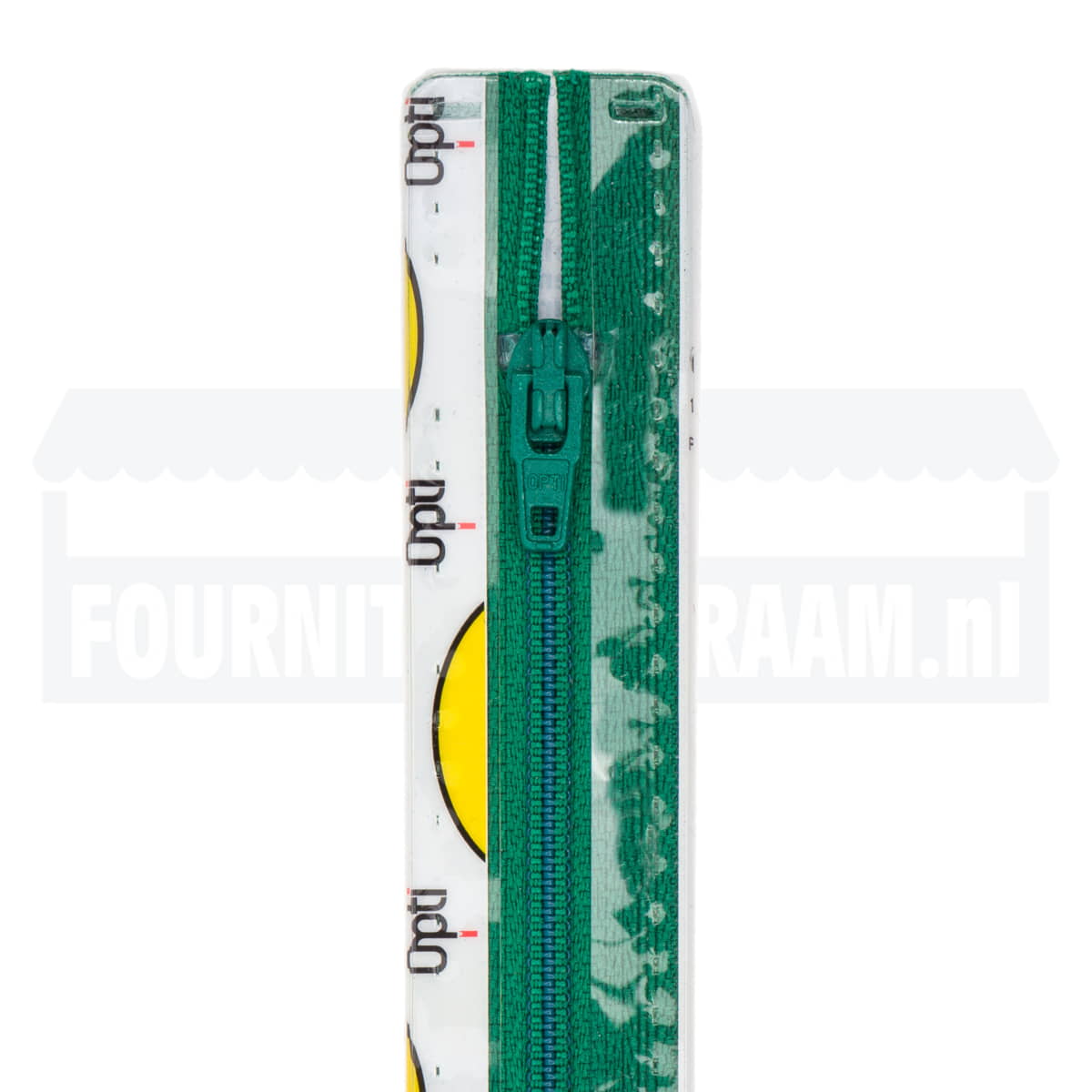 Rits 12 cm | Opti S40 spiraal | 433 groen Rits OPTI - 4801 - S40 - 12 - 433 - GROEN
