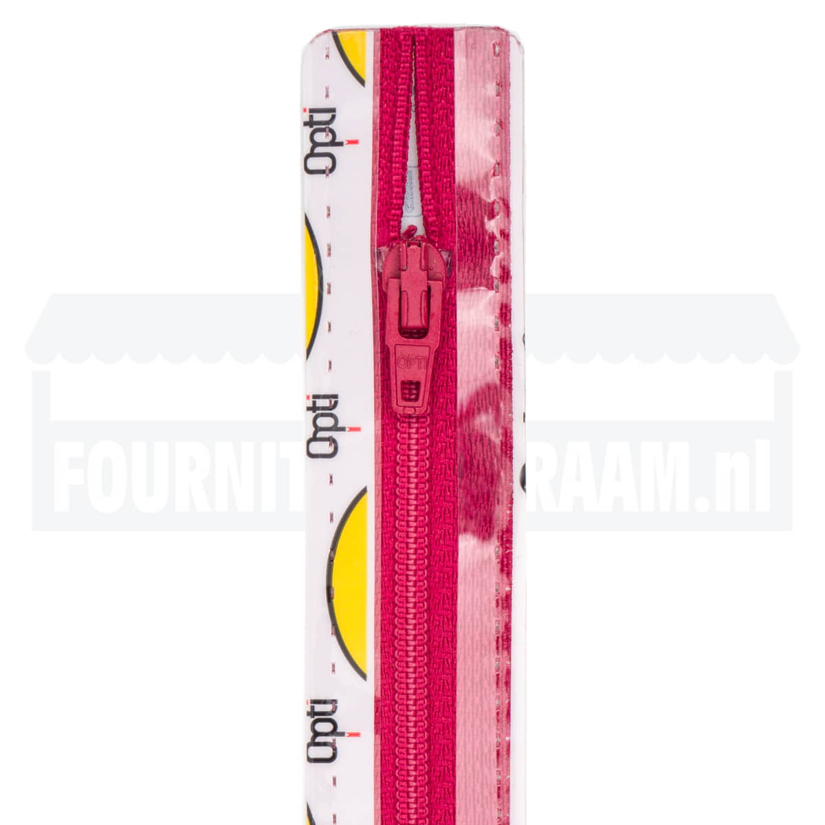 Rits 12 cm | Opti S40 spiraal | 752 framboos Rits OPTI - 4801 - S40 - 12 - 752 - FRAMBOOS
