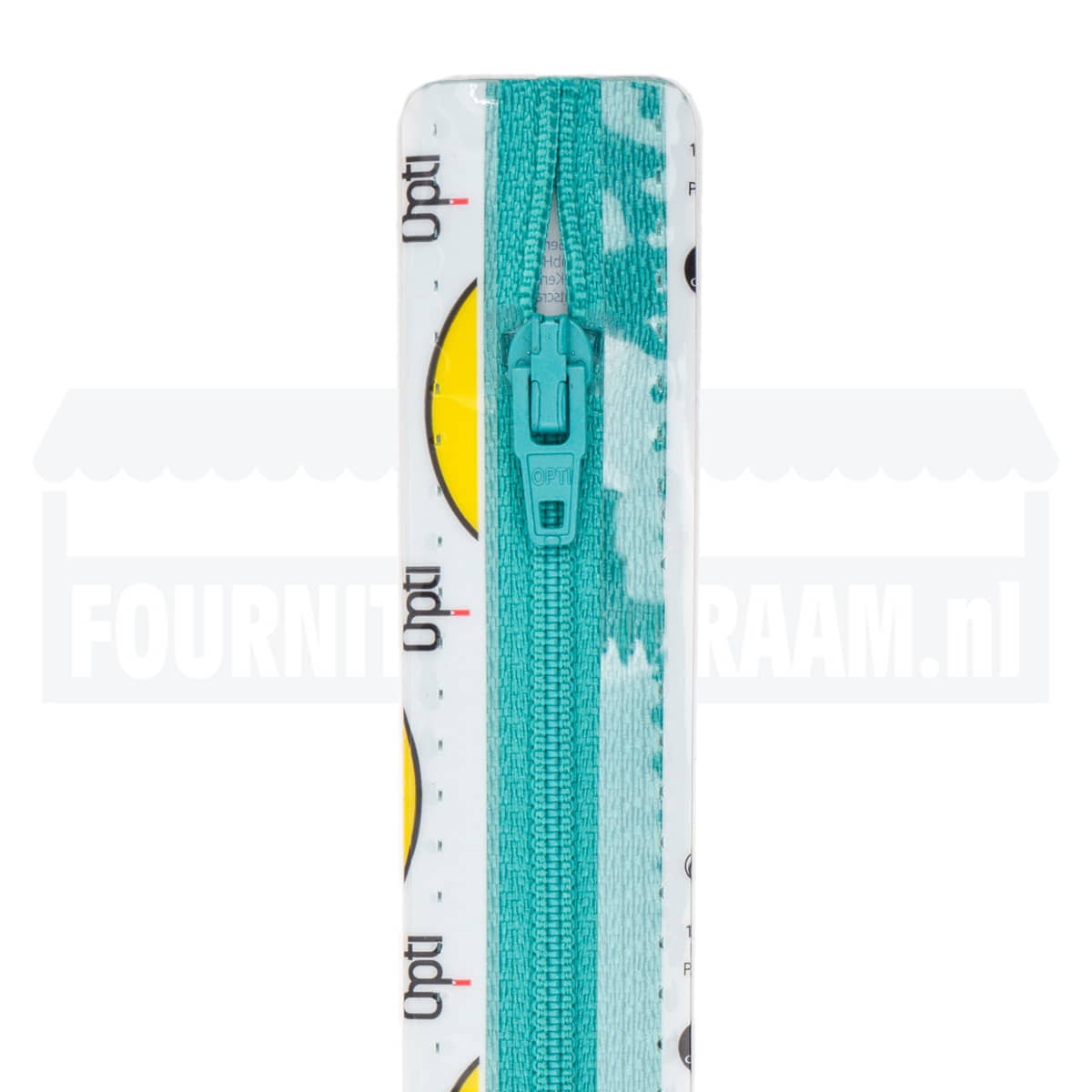 Rits 15 cm | Opti S40 spiraal | 325 turquoise Rits OPTI - 4801 - S40 - 15 - 325 - TURQOISE