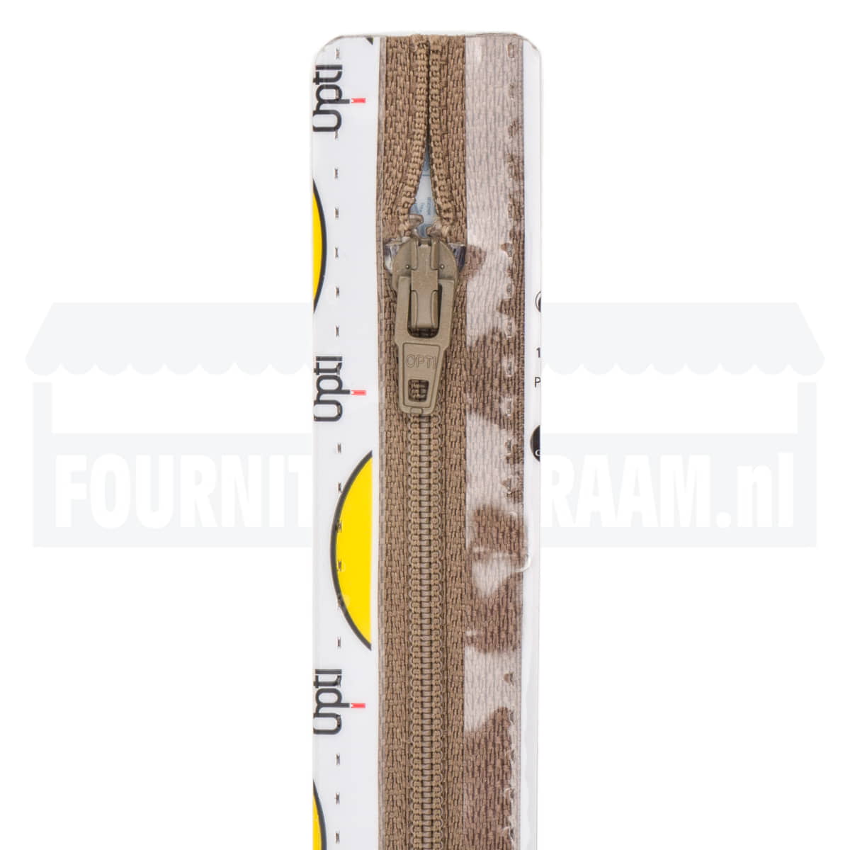 Rits 15 cm | Opti S40 spiraal | 884 taupe Rits OPTI - 4801 - S40 - 15 - 884 - TAUPE