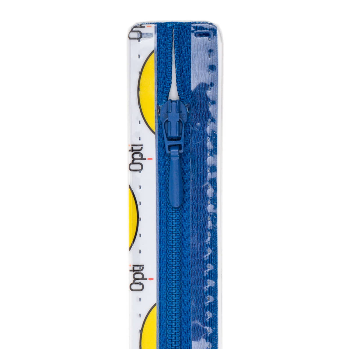Rits 15 cm | Opti S40 spiraal | druppeltrekker | 215 kobalt blauw Rits OPTI - 4800 - S40 - 15 - 215 - KOBALT BLAUW