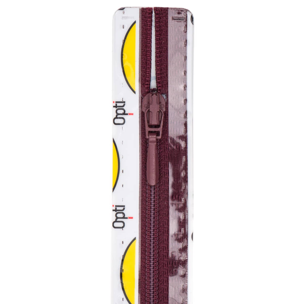 Rits 30 cm | Opti S40 spiraal | druppeltrekker | 763 wijn rood Rits OPTI - 4800 - S40 - 30 - 763 - WIJN ROOD