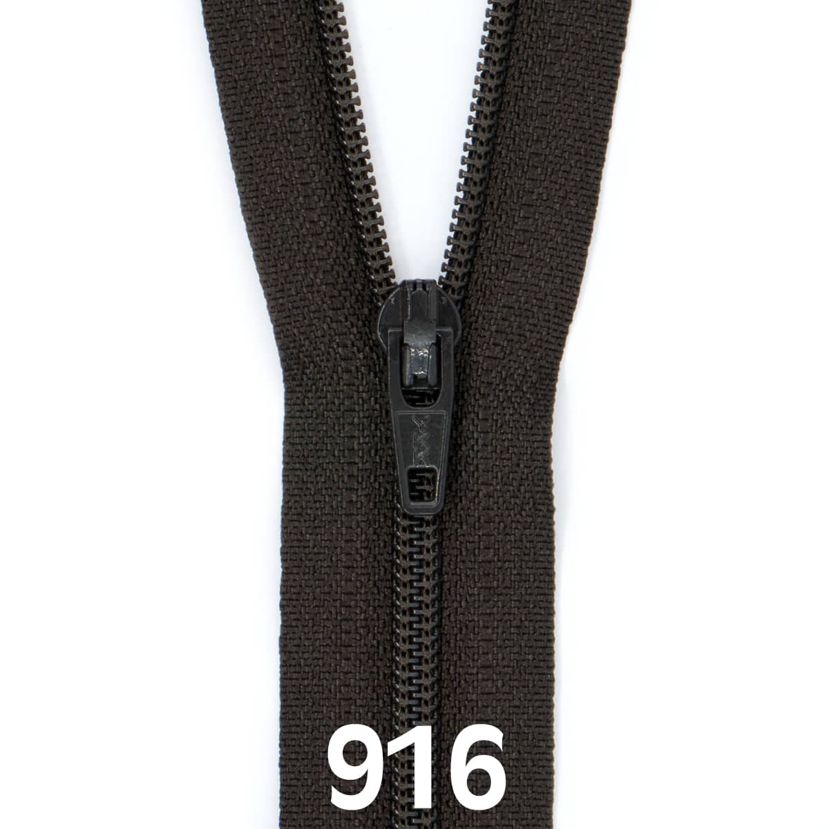 Rits 30 cm | YKK spiraal 3 | 916 extra donker bruin Rits RITS - YKK - 3 - 30CM - 916 - EXTRA DONKER BRUIN