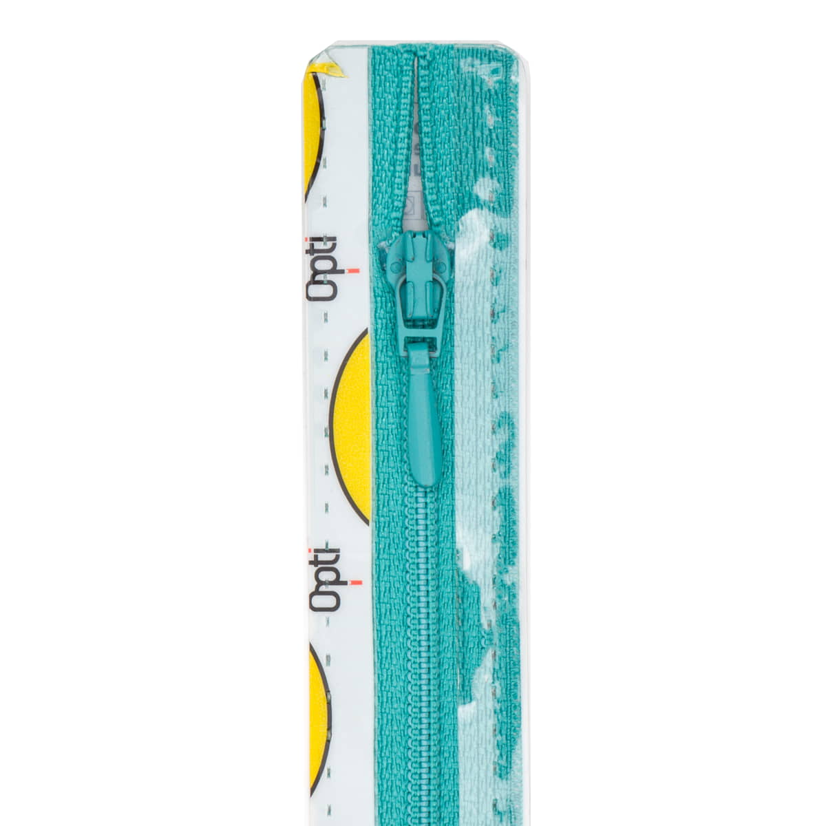 Rits 50 cm | Opti S40 spiraal | druppeltrekker | 325 turquoise Rits OPTI - 4800 - S40 - 50 - 325 - TURQOISE
