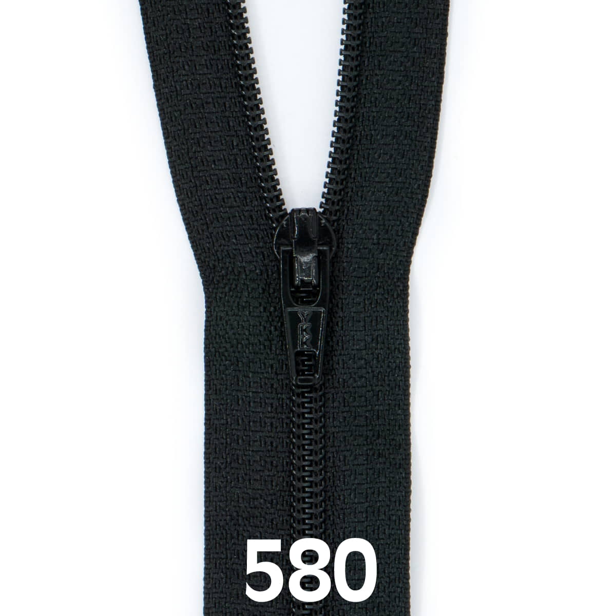 Rits 50 cm | YKK spiraal 3 | 580 zwart Rits RITS - YKK - 3 - 50CM - 580 - ZWART