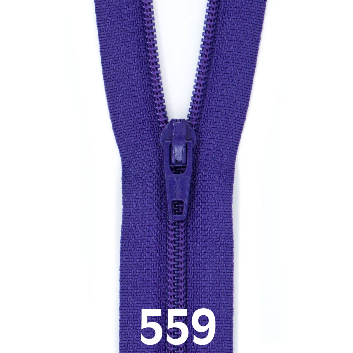 Rits 60 cm | YKK spiraal 3 | 559 paars Rits RITS - YKK - 3 - 60CM - 559 - PAARS