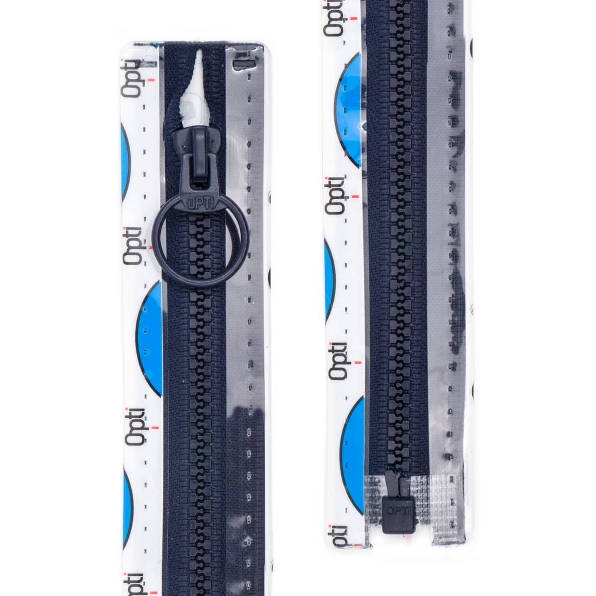 Rits deelbaar | Opti | plastic P40 | 18 cm | 210 donkerblauw Deelbare Rits OPTI - D - P40 - 18 - CM - 210 - DONKERBLAUW